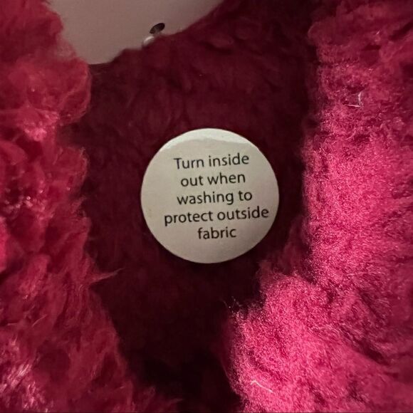 NWT Snoozers AM PM Coffee and Wine Slippers size 5/6 Small - Picture 4 of 7